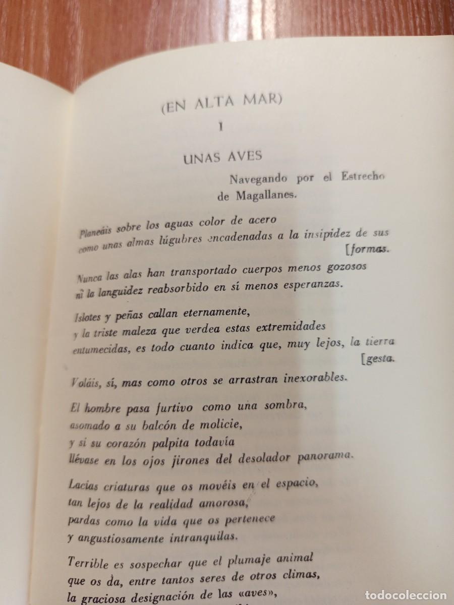 Libros de segunda mano: Poemas. El existir medita su corriente. - Foto 3