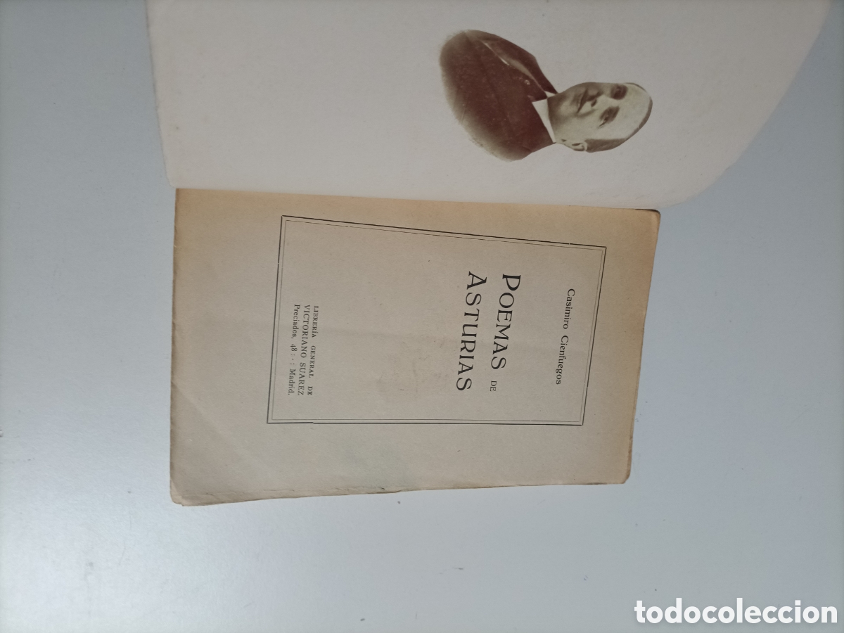 Libros de segunda mano: Poemas de Asturias 1920 y 1928 Casimiro Cienfuegos. Temas asturianos. No tiene tapa delantera