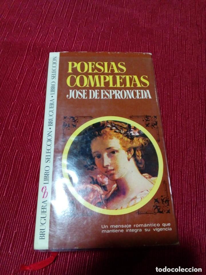 Libros de segunda mano: POESIAS COMPLETAS JOSE DE ESPRONCEDA 1971