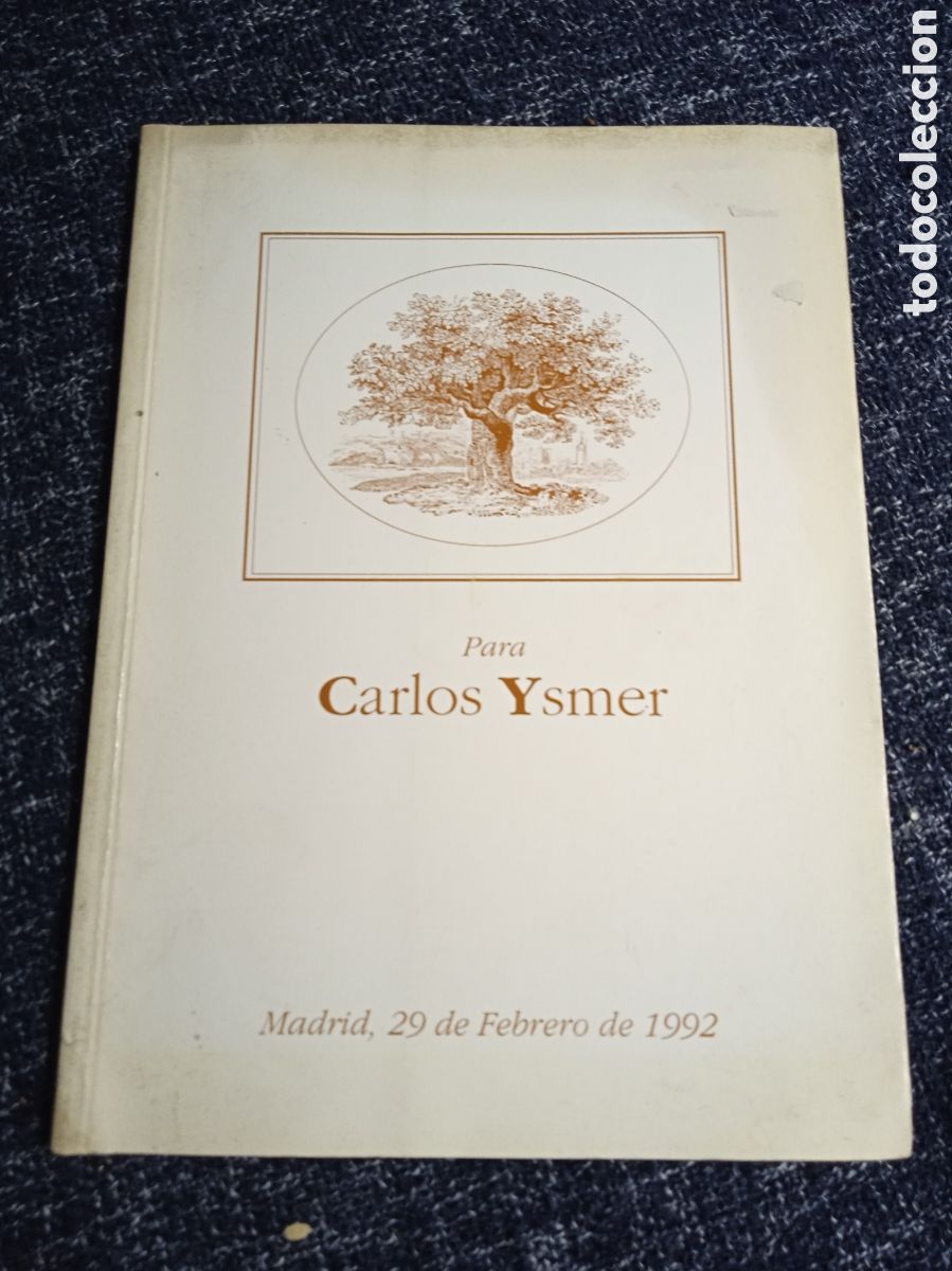 Libros de segunda mano: Para Carlos Ysmer -POESIA FEBRERO DE 1992 -DEDICATORIA DEL AUTOR