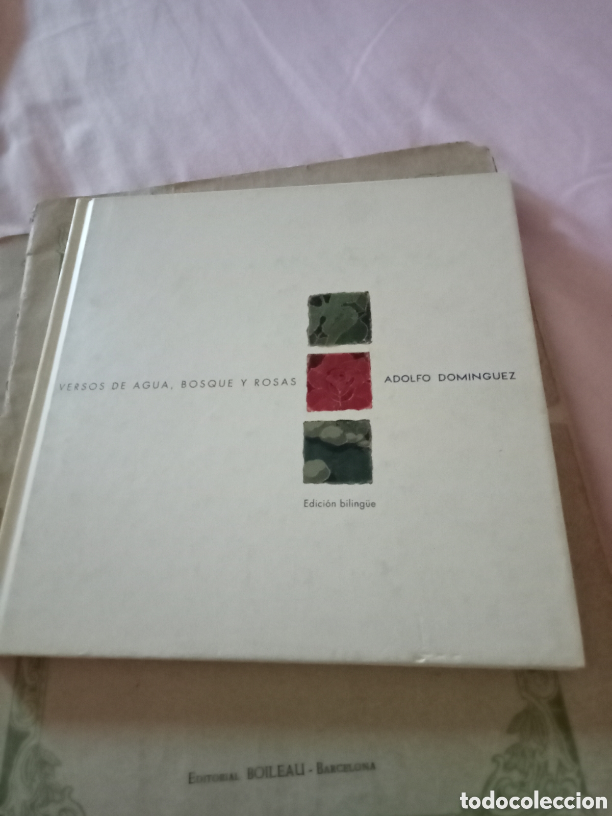 Libros de segunda mano: Adolfo Dom&iacute;nguez versos de agua y rosas