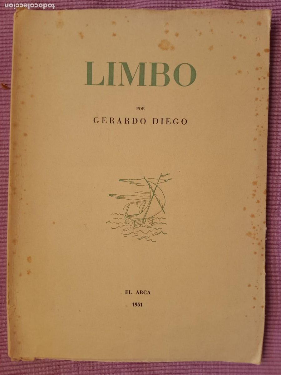 Libros de segunda mano: LIMBO. GERARDO DIEGO. EL ARCA 1951.