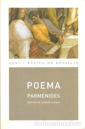 Libros de segunda mano: POESIA - PARMENIDES - A-POE-2580