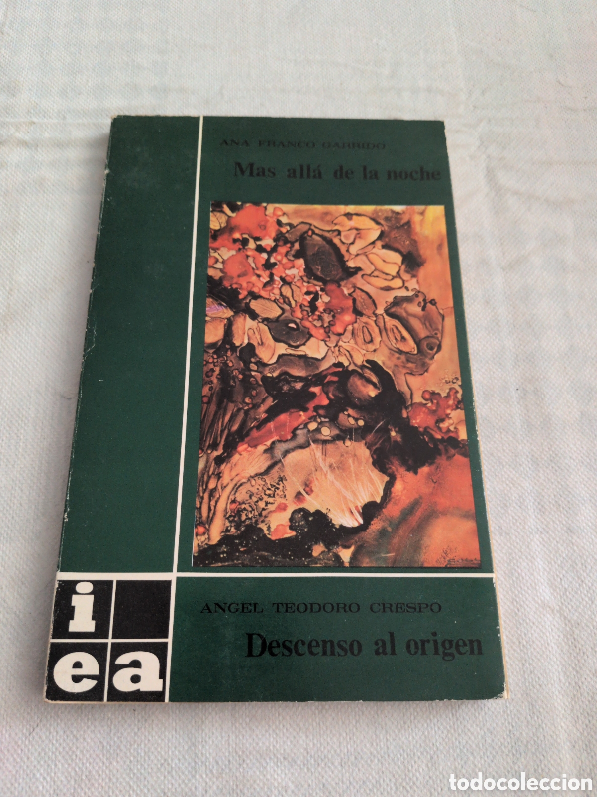 Livres d'occasion: M&aacute;s all&aacute; de la noche - Ana Franco. Descenso al origen - &Aacute;ngel Teodoro. Alicante 1981
