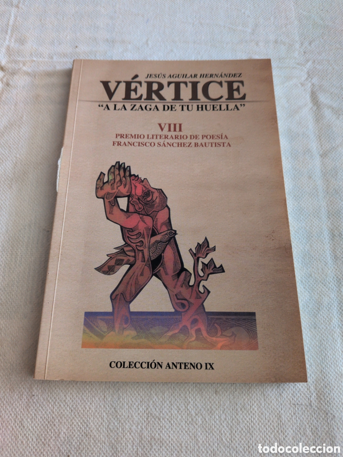 Second hand books: V&eacute;rtice &rdquo;A la zaga de tu huella&rdquo; - Jes&uacute;s Aguilar Hern&aacute;ndez. VIII premio literario de poes&iacute;a.