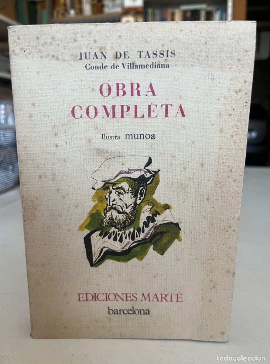 Libros de segunda mano: Villamediana, Conde de (Juan de Tassis).-Obra completa