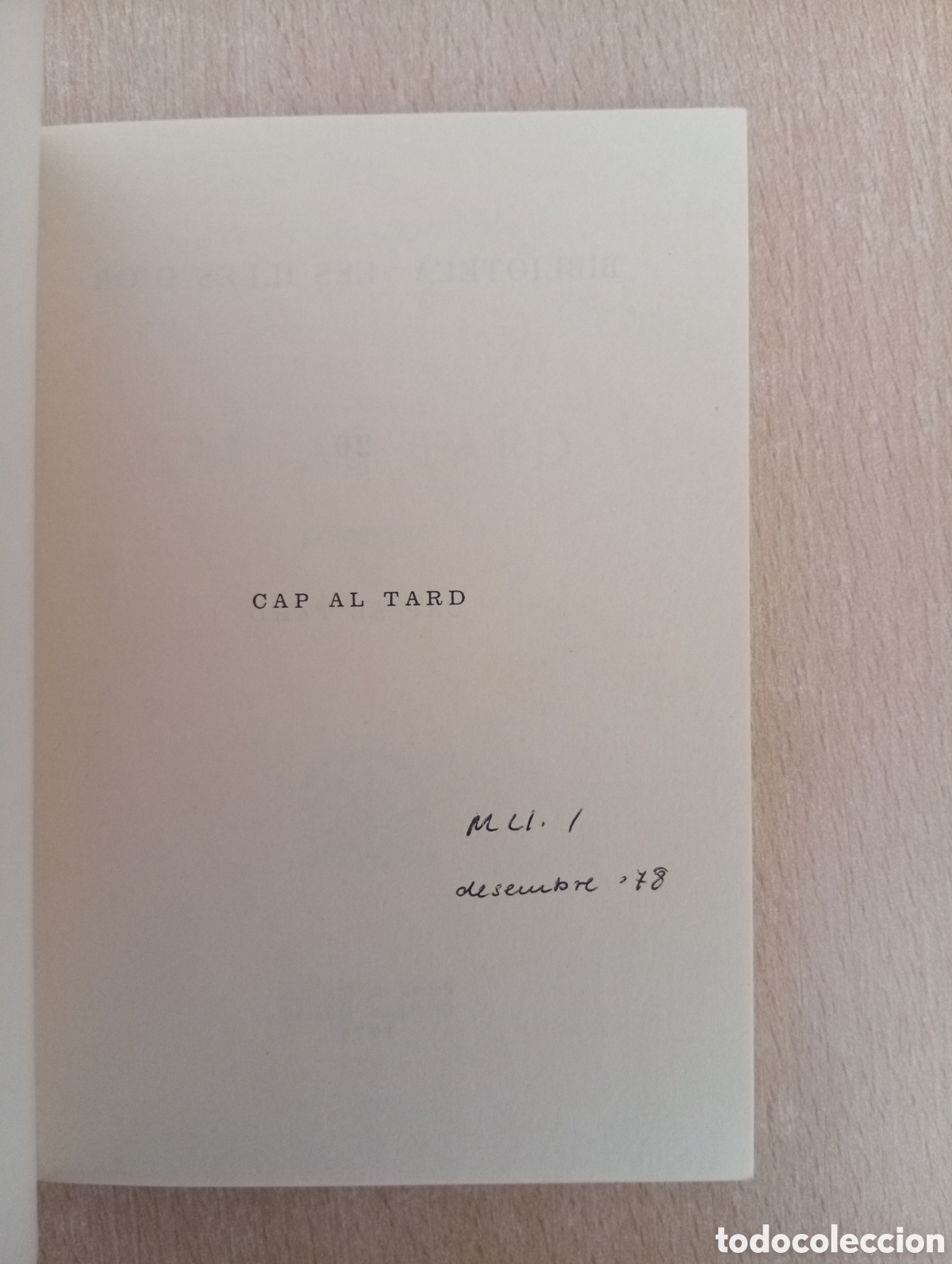 Libros de segunda mano: CAP AL TARD. Joan Alcover - Foto 7