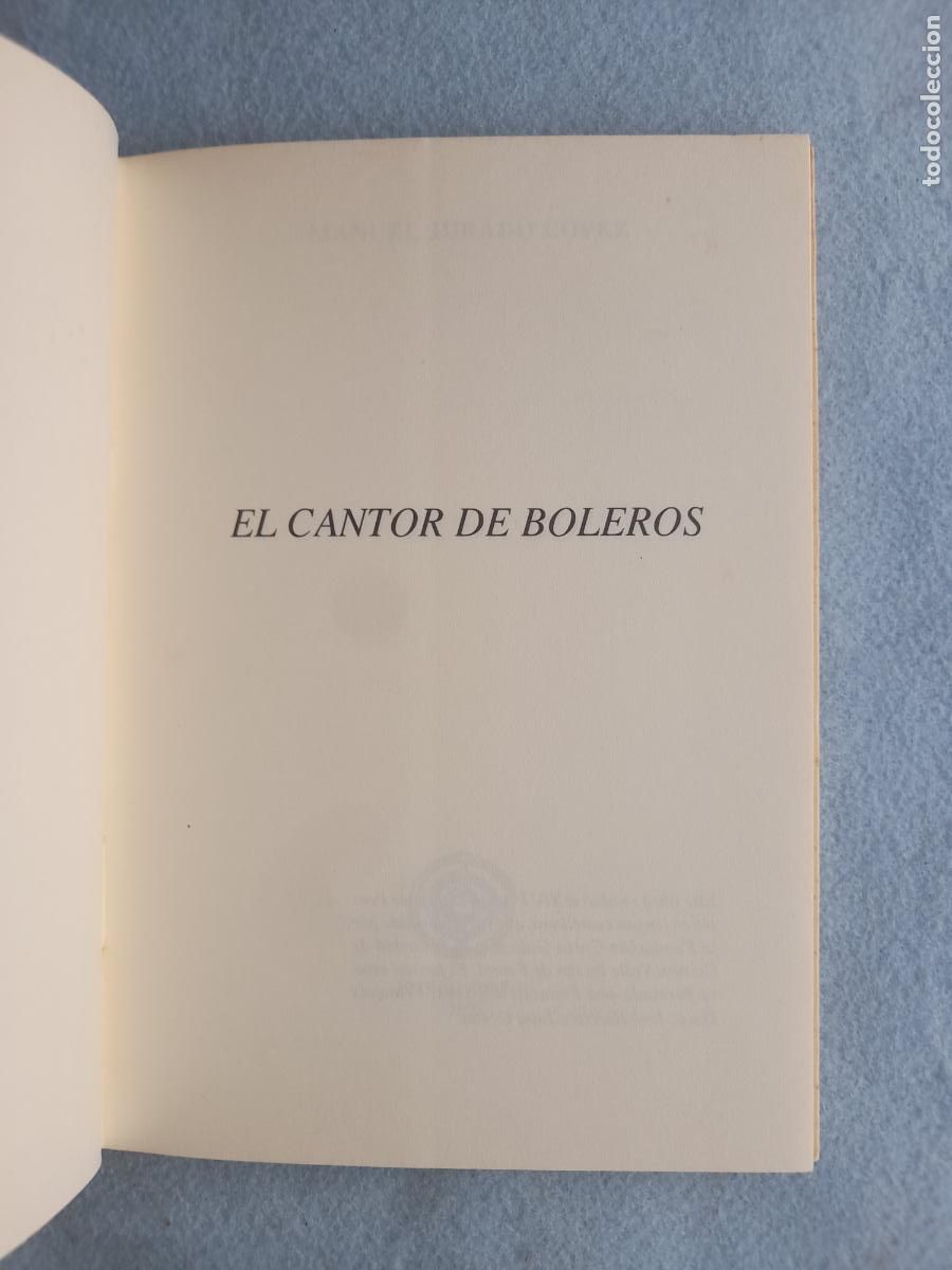 Libros de segunda mano: El Cantor de Boleros. Manuel Jurado L&oacute;pez. - Foto 2