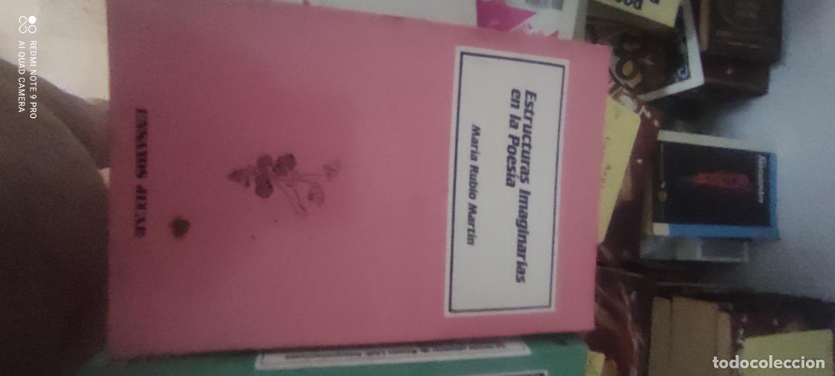 Libros de segunda mano: Libro Estructuras Imaginarias En La Poesia - Maria Rubio Martin - Ensayos Jucar (1)