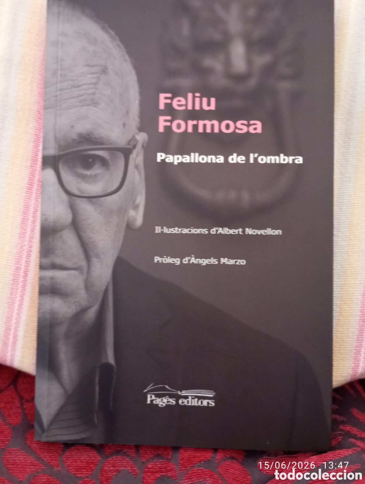 Libros de segunda mano: Feliu Formosa . Papallona de l&acute;ombra . Pages editors