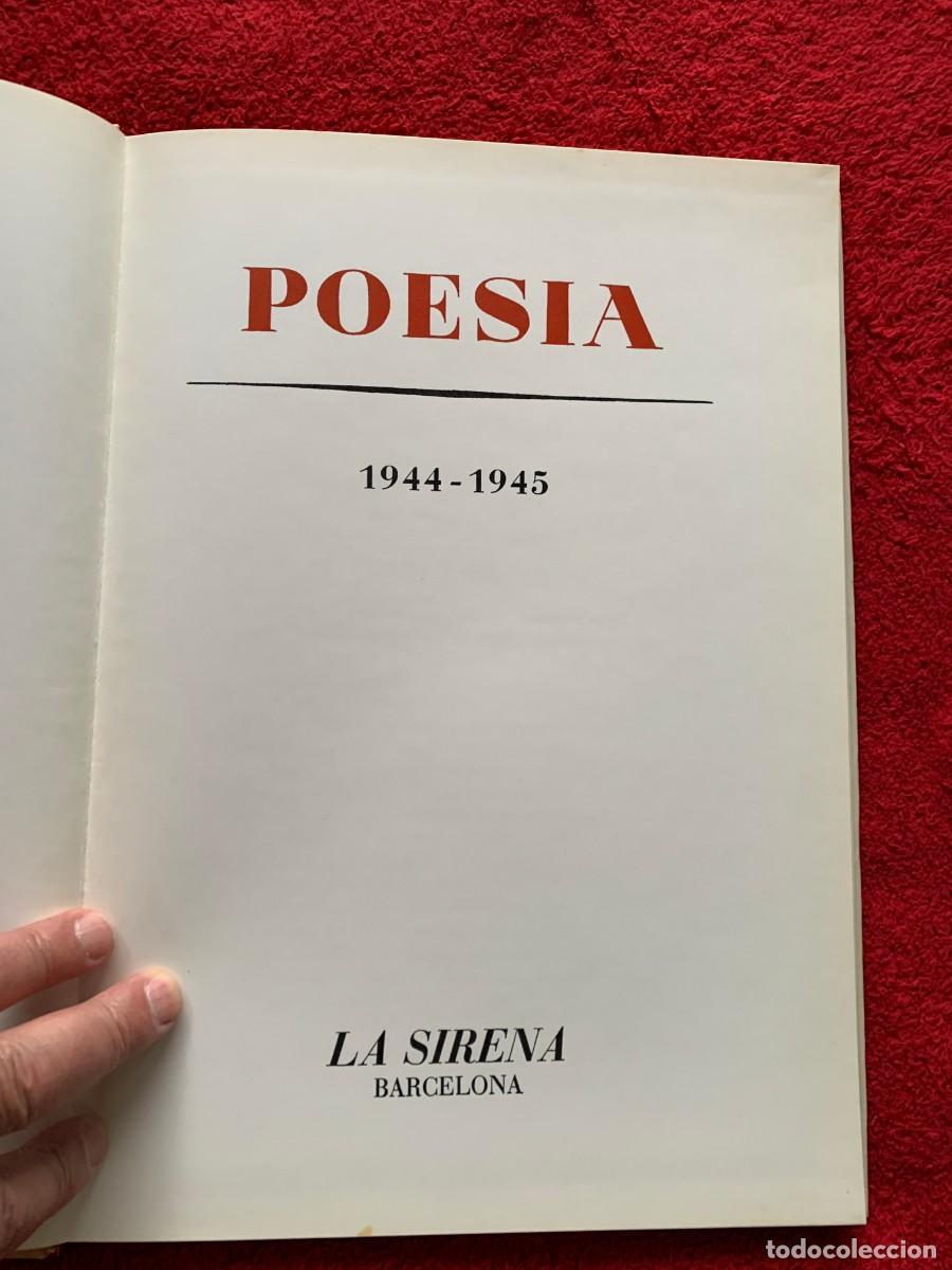 Libros de segunda mano: POESIA. 1944- 1945, EDITAT PER LA SIRENA, BARCELONA.