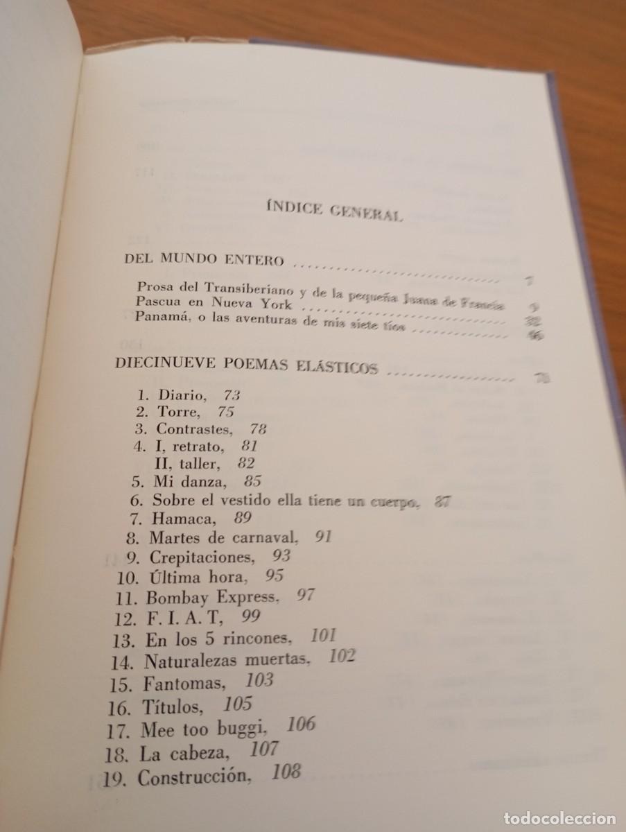 Libros de segunda mano: POESIA COMPLETA - BLAISE CENDRARS. EDICIONES LIBRERIAS FAUSTO. - Foto 2