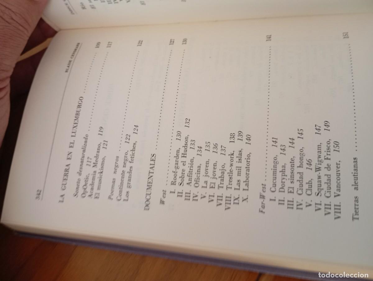 Libros de segunda mano: POESIA COMPLETA - BLAISE CENDRARS. EDICIONES LIBRERIAS FAUSTO. - Foto 3
