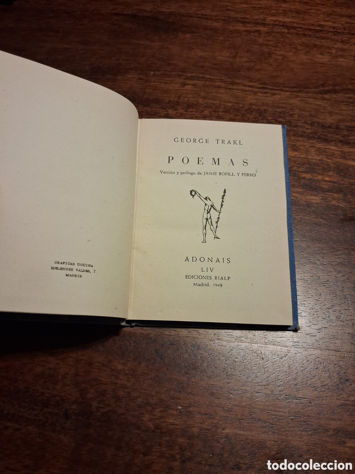 Libros de segunda mano: Poemas, George Trakl (Adonais, ejemplar para suscriptores de honor)