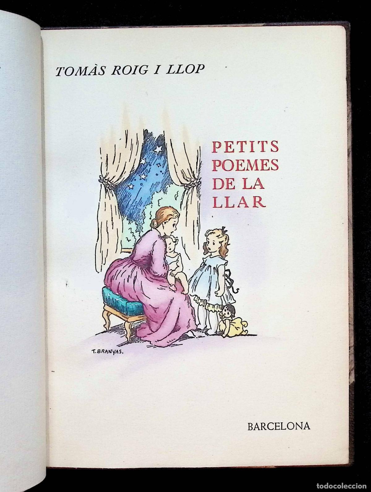 Libros de segunda mano: PETITS POEMES DE LA LLAR. - ROIG I LLOP, Tom&agrave;s.