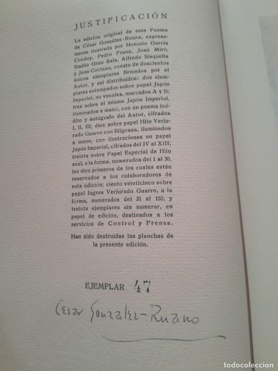 Libros de segunda mano: VIA AUREA. CESAR GONZALEZ RUANO. EDICIONES DE ENTREGAS DE POESIA 1944. EJEMPLAR 47.