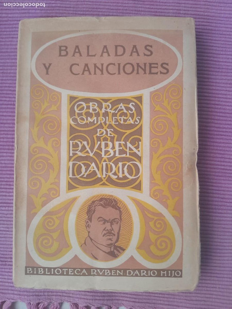 Libros de segunda mano: BALADAS Y CANCIONES. RUBEN DARIO. BIBLIOTECA RUBEN DARIO HIJO.