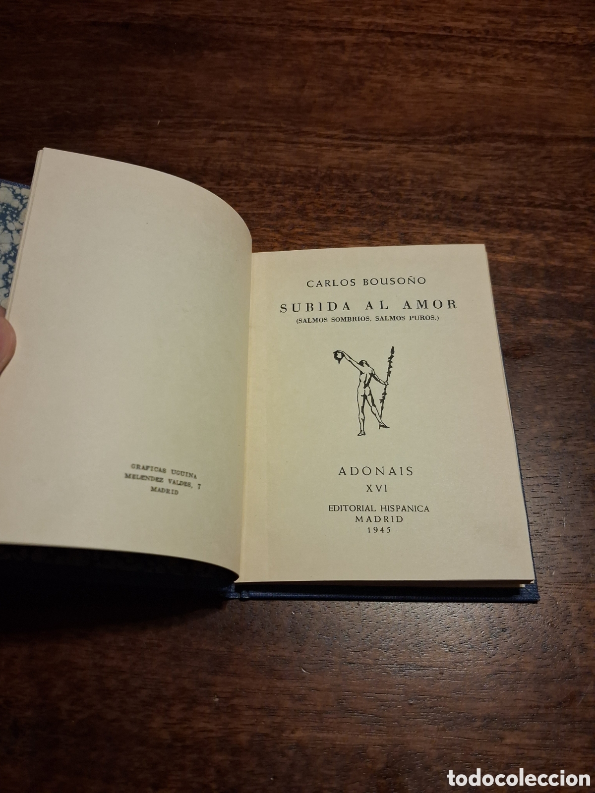 Libros de segunda mano: Subida al amor, Carlos Bouso&ntilde;o (ejemplar dedicado por autor)