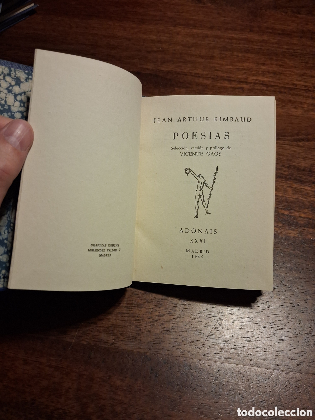 Libros de segunda mano: Poes&iacute;as, Jean Arthur Rimbaud (traducido por Vicente Gaos)