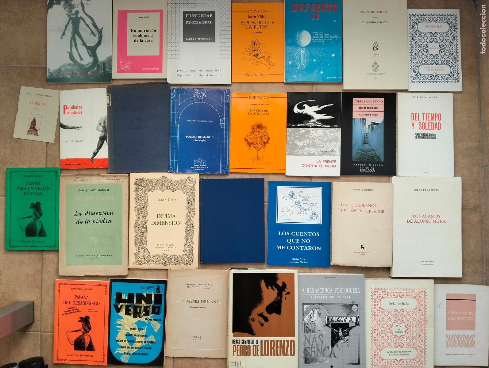 Libros de segunda mano: Poes&iacute;a. Colecci&oacute;n de Libros de Poes&iacute;a DEDICADOS por el autor. MAS LIBROS EN MI CATALOGO.