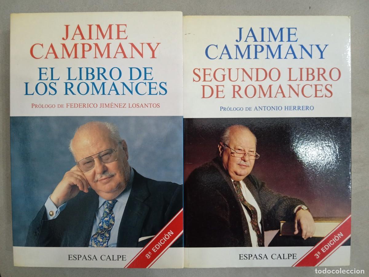 Libros de segunda mano: Jaime Compmany. El libro de los romances y Segundo libro de romances