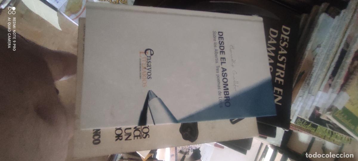 Libros de segunda mano: Desde el asombro. Sobre los Albertis. Tres poemas de Lorca - Guill&eacute;n, Claudio