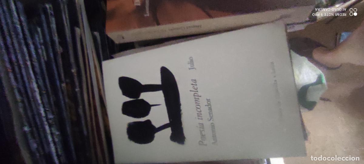 Libros de segunda mano: Poes&iacute;a incompleta, Julio Antonio Senador