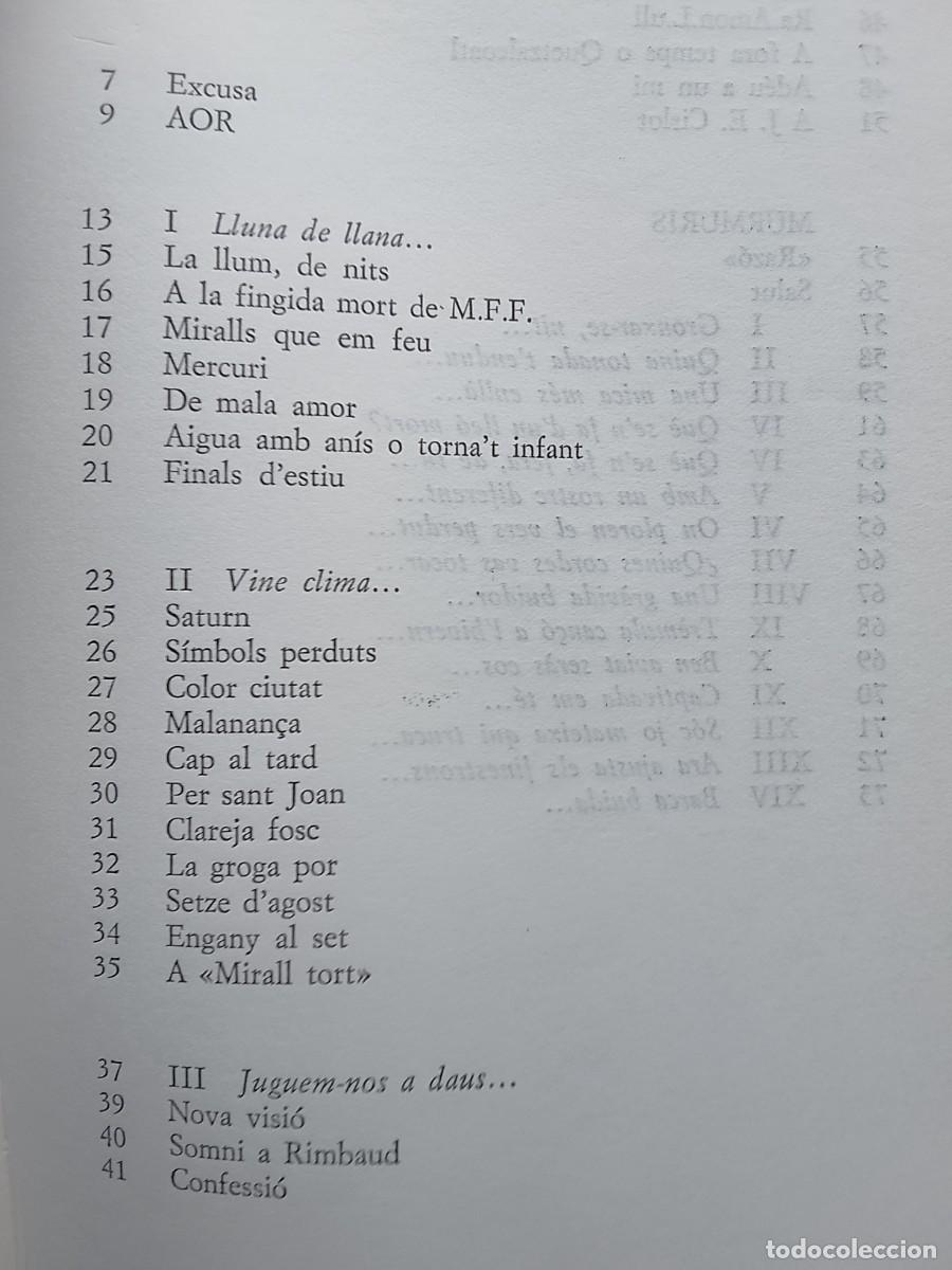 Libros de segunda mano: Teresa darenys, Aor Murmuris - Foto 5