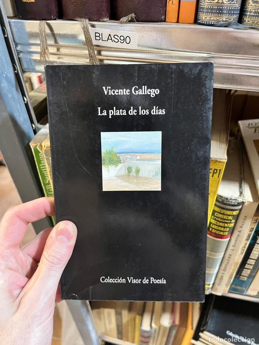 Libros de segunda mano: BLAS90 &ndash; La plata de los d&iacute;as &mdash; Vicente Gallego. Visor.