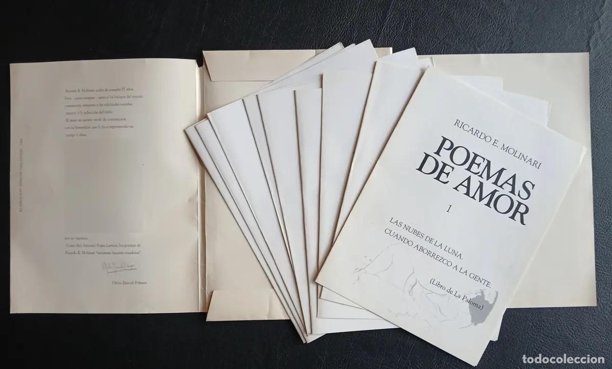 Libros de segunda mano: Ricardo E. Molinari &ndash; Poemas de amor &ndash; Fundaci&oacute;n Ricardo Molinari &ndash; 1995 - LM