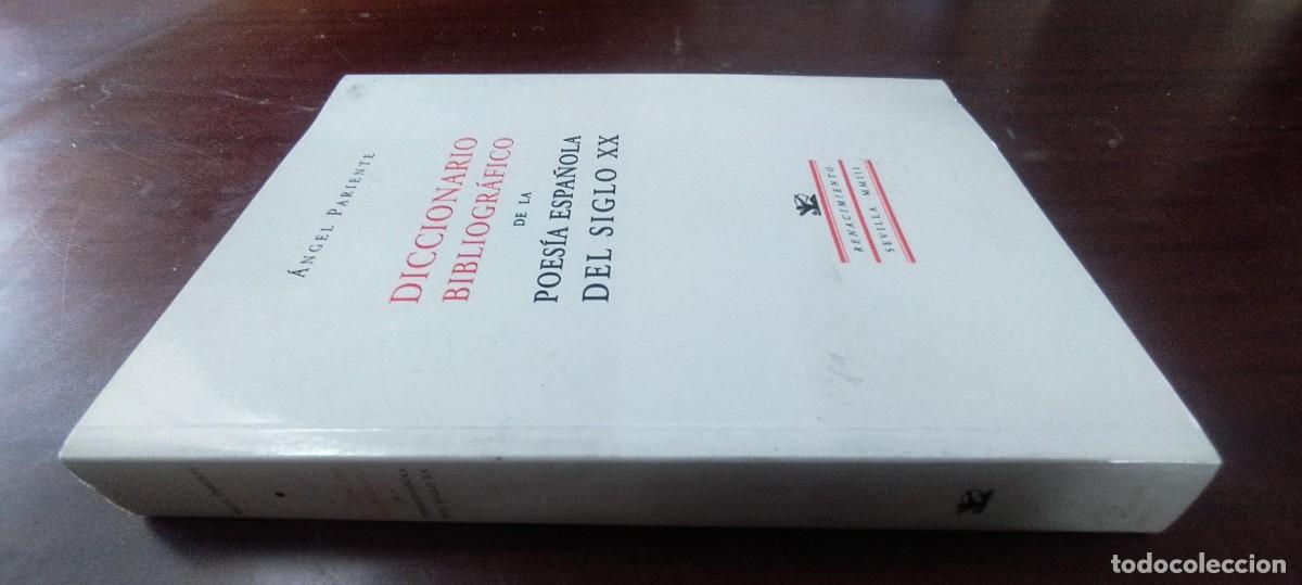 Libros de segunda mano: DICCIONARIO BIBLIOGRAFICO POESIA ESPA&Ntilde;OLA SIGLO XX / ANGEL PARIENTE / KARA42 / RENACIMIENTO