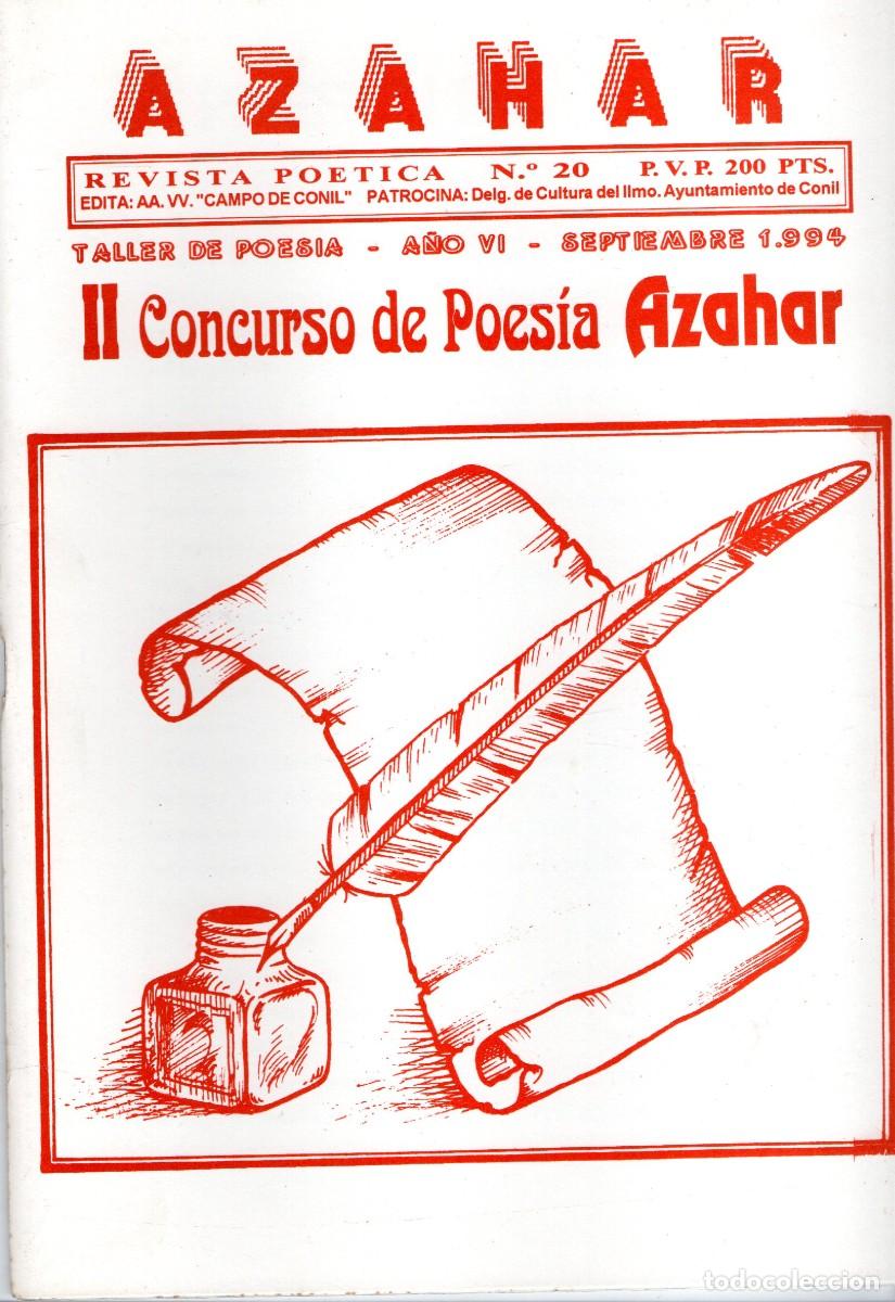 Libros de segunda mano: AZAHAR REVISTA POETICA N&ordm; 20. PO-824