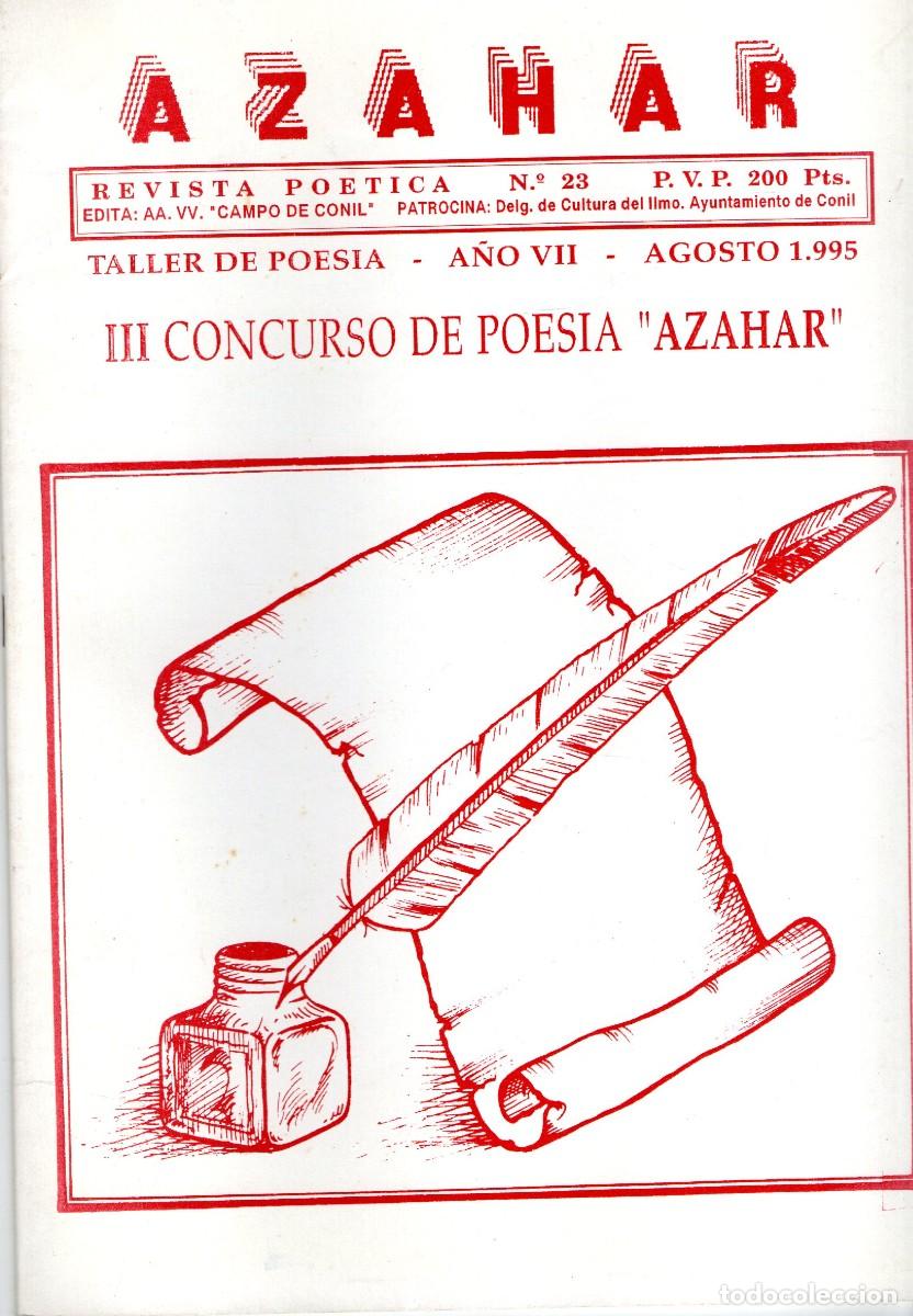 Libros de segunda mano: AZAHAR REVISTA POETICA N&ordm; 23. PO-827