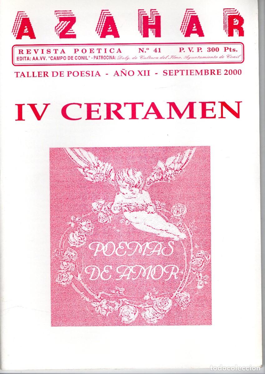 Libros de segunda mano: AZAHAR REVISTA POETICA N&ordm; 41.PO-833