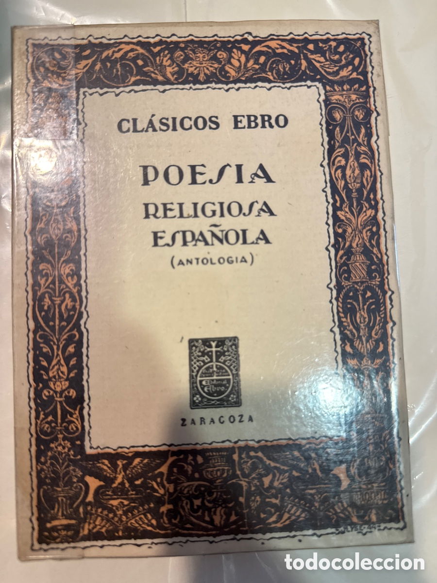 Libros de segunda mano: POESIA religiosa espa&ntilde;ola: (Antolog&iacute;a)
