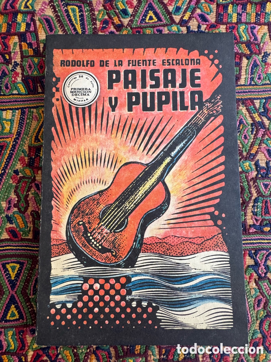 Libros de segunda mano: Paisaje y pupila Rodolfo de la Fuente Letras cubanas
