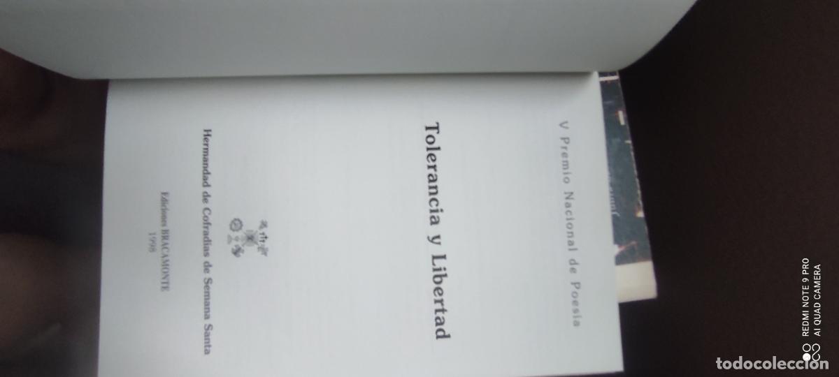 Libros de segunda mano: Tolerancia y libertad. V premio nacional de poes&iacute;a