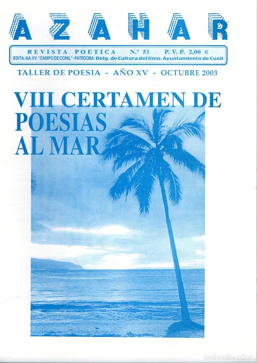Libros de segunda mano: AZAHAR REVISTA POETICA N&ordm; 51. PO-842