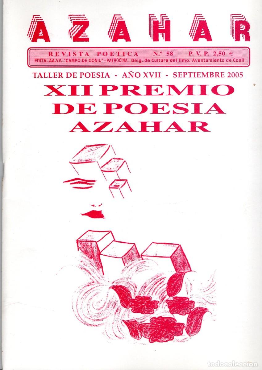 Libros de segunda mano: AZAHAR REVISTA POETICA N&ordm; 58. PO-847