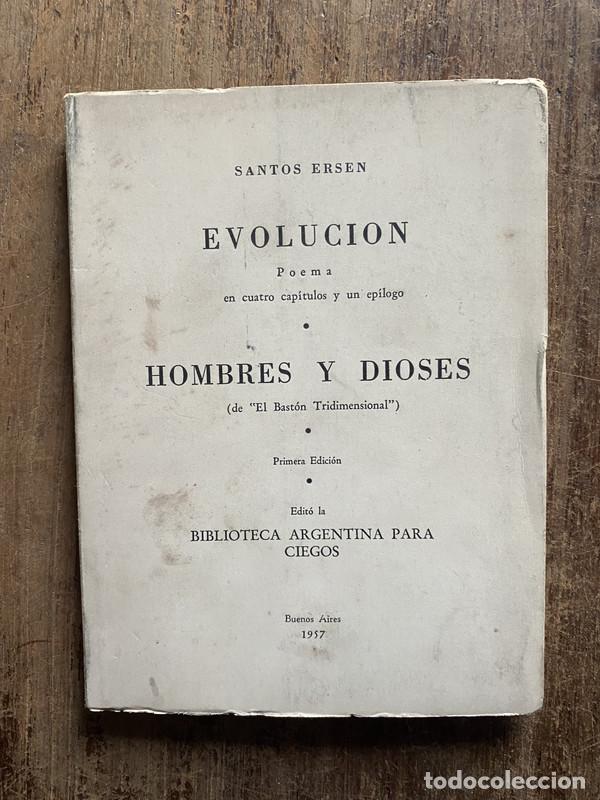 Libros de segunda mano: Evolucion / Hombres y Dioses - Ersen Santos