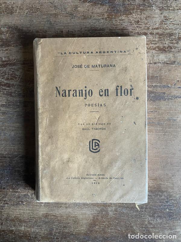 Libros de segunda mano: Naranjo en flor - De Maturana Jose