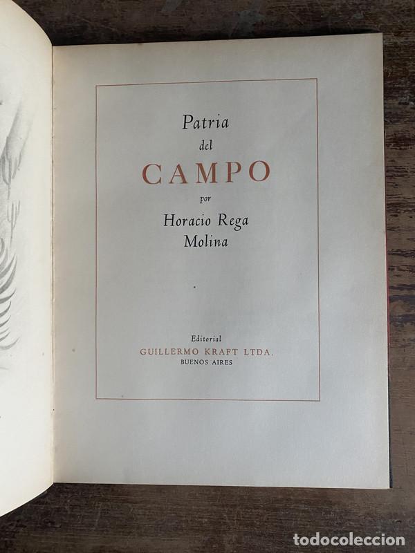 Libros de segunda mano: Patria del Campo - Rega Molina Horacio