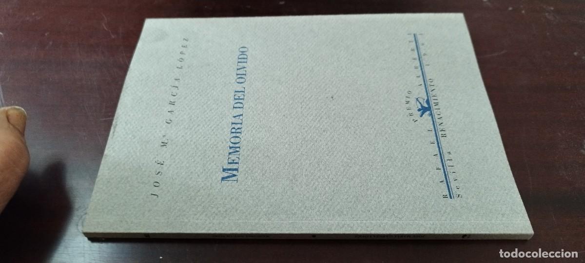 Libros de segunda mano: MEMORIA DEL OLVIDO / JOSE M&ordf; GARCIA LOPEZ / ZUX20 / RENACIMIENTO /