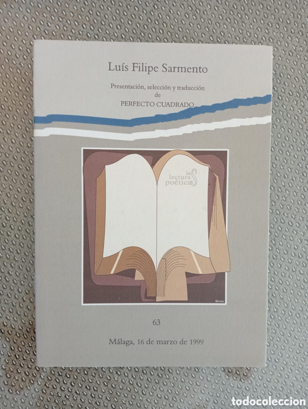 Libros de segunda mano: Luis Filipe Sarmento. Perfecto Cuadrado, selec. Col. Las lecturas po&eacute;ticas. Generaci&oacute;n del 27. Diput
