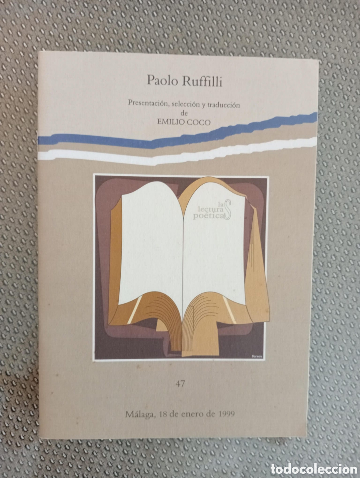 Libros de segunda mano: Paolo Ruffilli. Emilio Coco, selec.. Col. Las lecturas po&eacute;ticas. Generaci&oacute;n del 27.