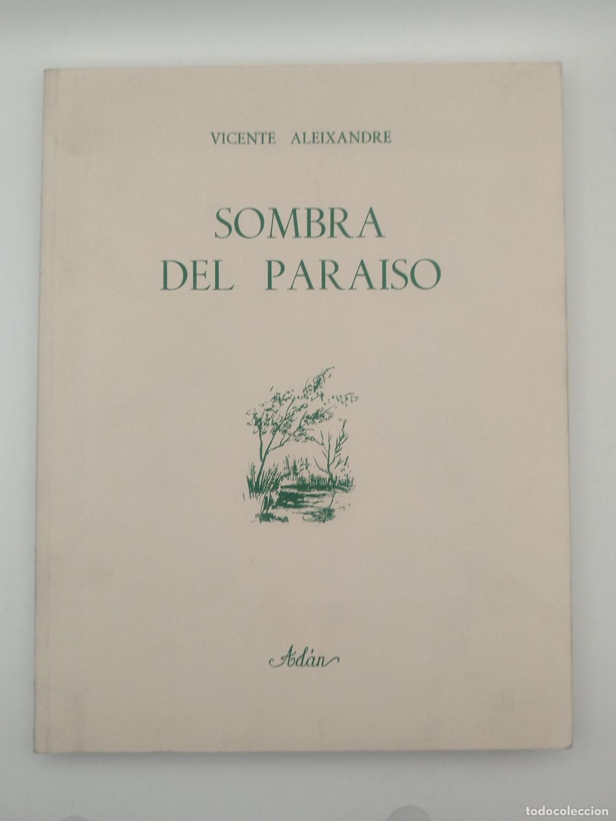 Libros de segunda mano: Sombra del para&iacute;so - Aleixandre, Vicente.
