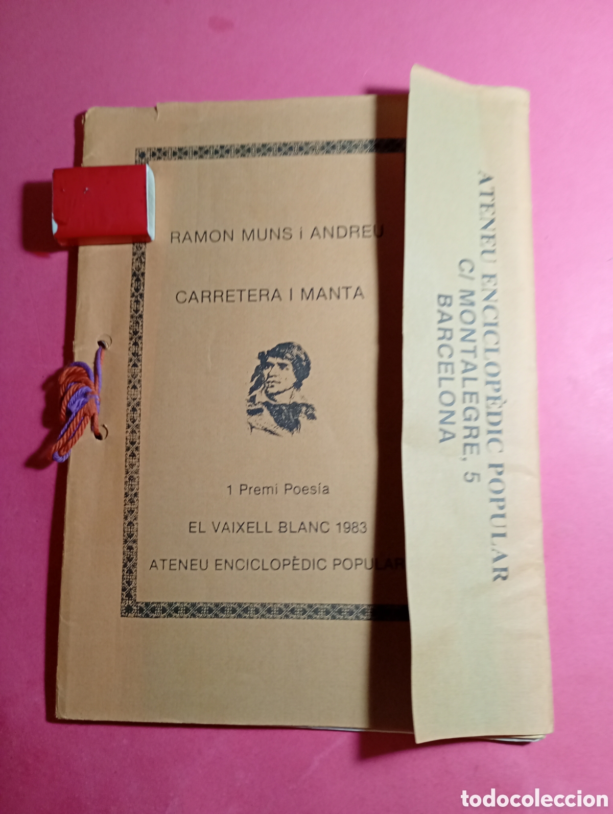 Gebrauchte B&uuml;cher: ATENEU ENCICLOPEDIC POPULAR 1er. PREMI POESIA VAIXELL BLANC 1983 ''CARRETERA I MANTA'' R. MUNS