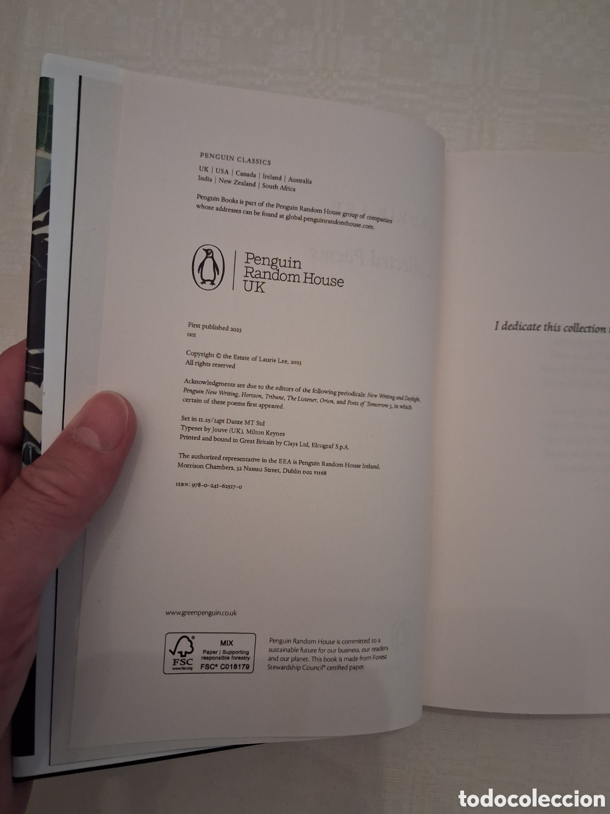 Libros de segunda mano: Collected Poems, Laurie Lee - Foto 3