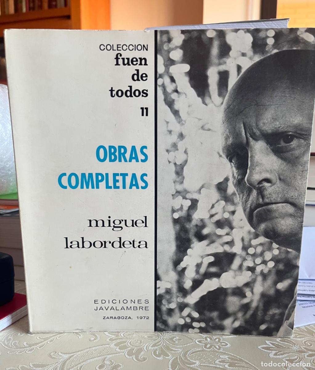 Libros de segunda mano: Labordeta, Miguel.- Obras completas