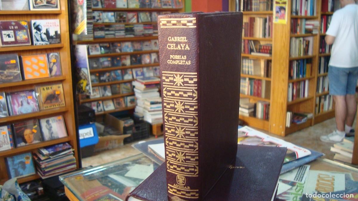 Libros de segunda mano: POES&Iacute;AS COMPLETAS - GABRIEL CELAYA - Editorial AGUILAR 1969. PLENA PIEL